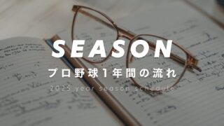 【2025年】プロ野球の1年間の流れと日程|シーズンはいつからいつまで?