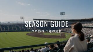 【2026年】プロ野球の1年間の流れと日程|シーズンはいつからいつまで?